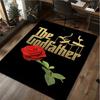 1Pc The Godfather Print Rug - home decoration Carpet For Living Room Bedroom Flooring Computer Chair Area Rug