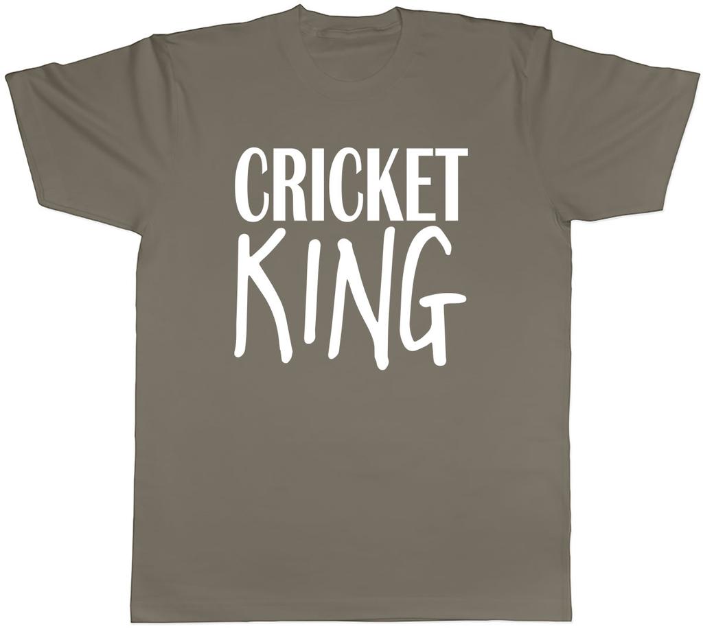 Cricket King Mens Unisex TShirt Tee