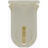 Leviton Fluorescent Lampholder, T8/XXX Medium Bi-Pin, Turn Type with Lamp Lock, 30mm Height, Lamp Center Snap-On, 13660-SNP, White