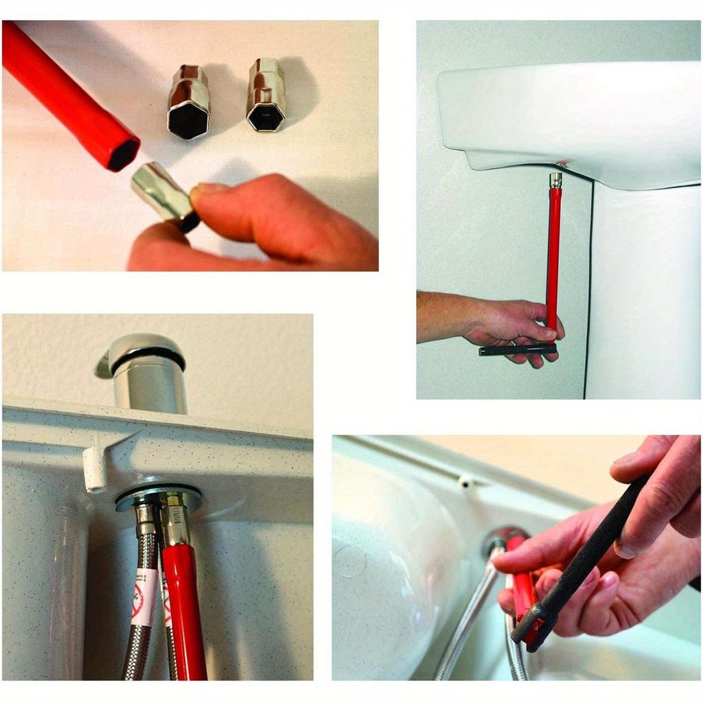 Wrench Hand Tools Spanner Professional Labor Saving Faucet Repair 8-13mm Plumber Back Nut Kit Durable Smooth Surface