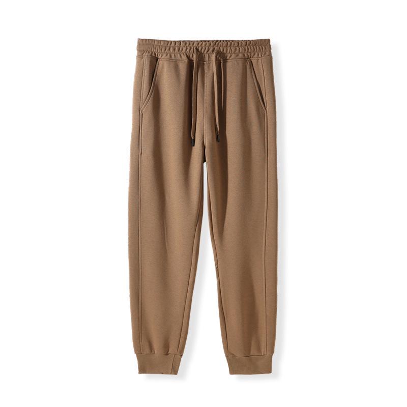 Stilvolle Damen-Baumwoll-Jogginghose mit Samtfutter - Lockerer Schnitt, Figurschmeichelnd, Mit Bündchen und Verdickt für Frühling, Herbst und Winter.
