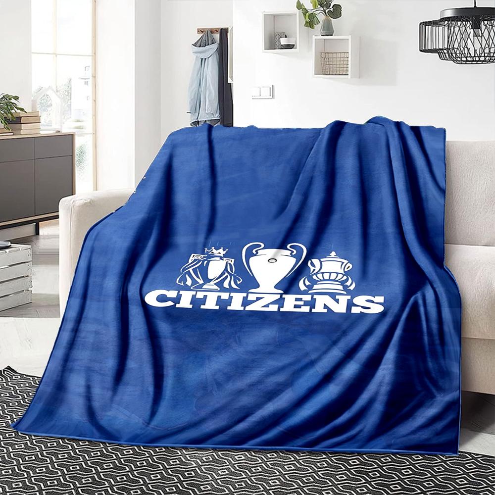Champions League Victory Celebration Blankets Flannel Printed Breathable Warm Throw Blanket for Home Office Bedspreads 0708a19