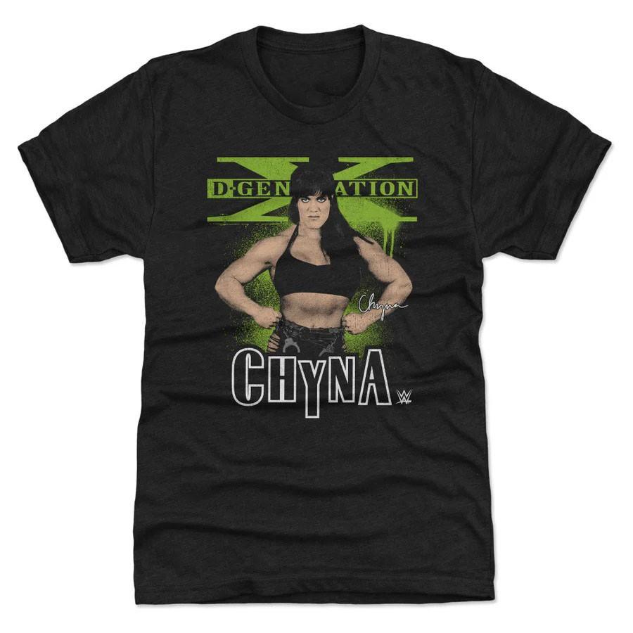 WWE D-Generation X Chyna Pose Black Size S - 5XL Unisex T-Shirt