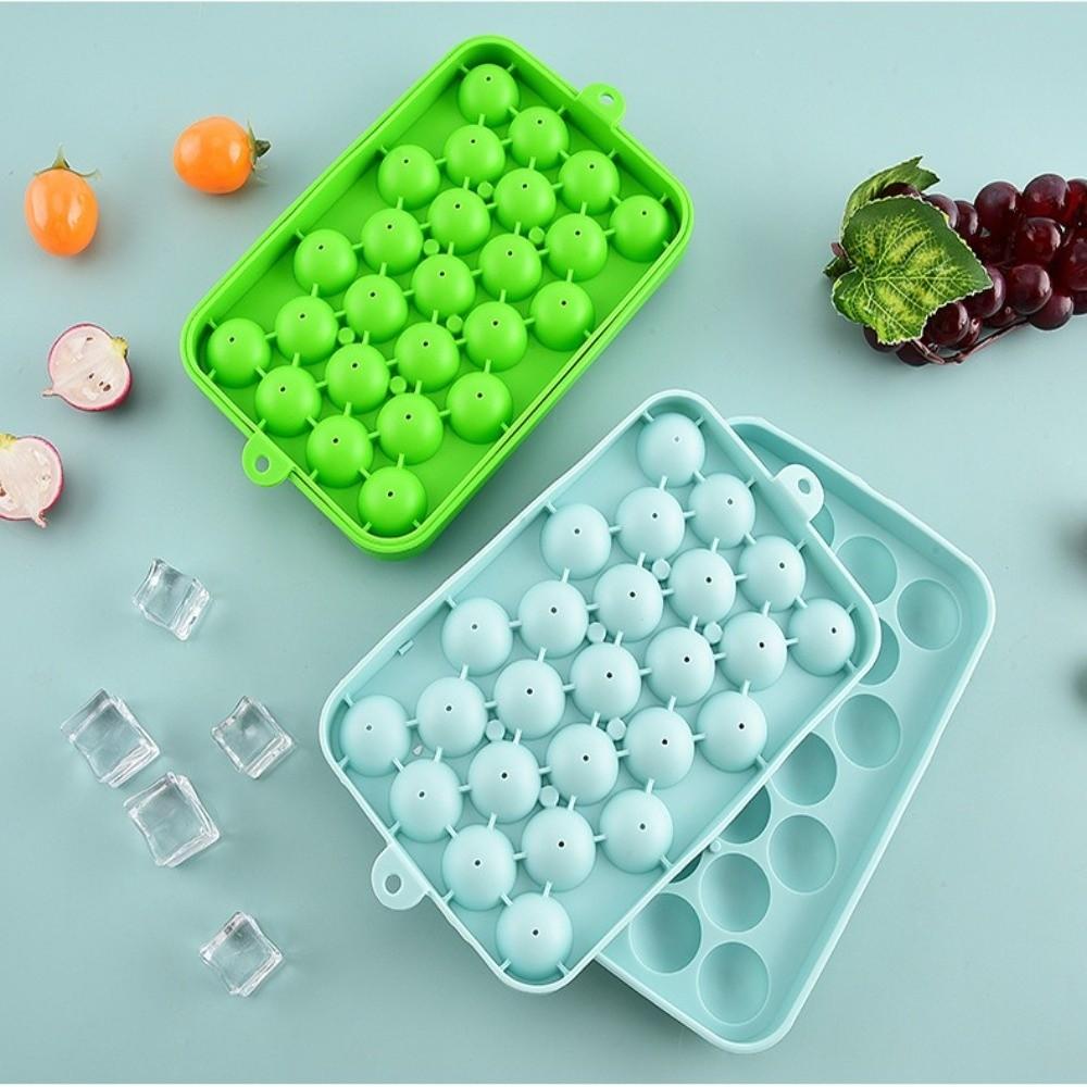 25 Grids Grape Ball Molds Round Shape Ice Cube Mold Creative Handmade Soap Molds Bar Party