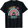 Class of 2037 Graduation Grow With Me First Day of School T-Shirt Unisex T-Shirt