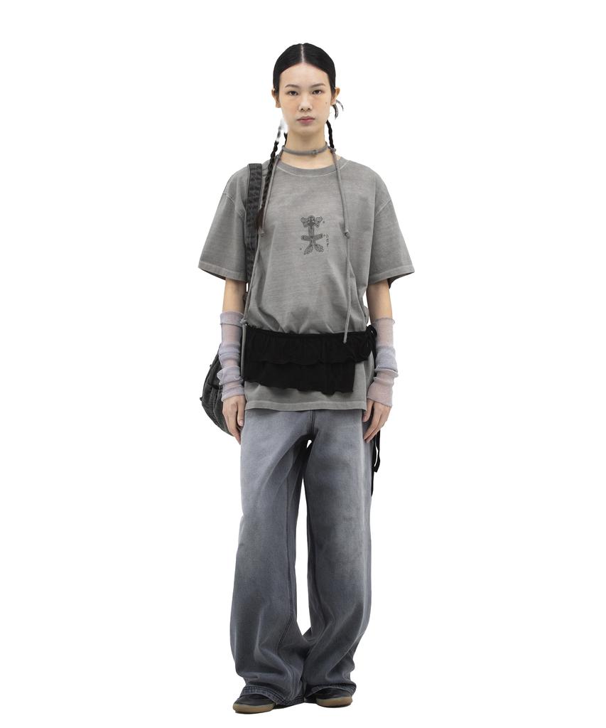 Depeugameoncheu Wide Denim Pants [2 Colors]