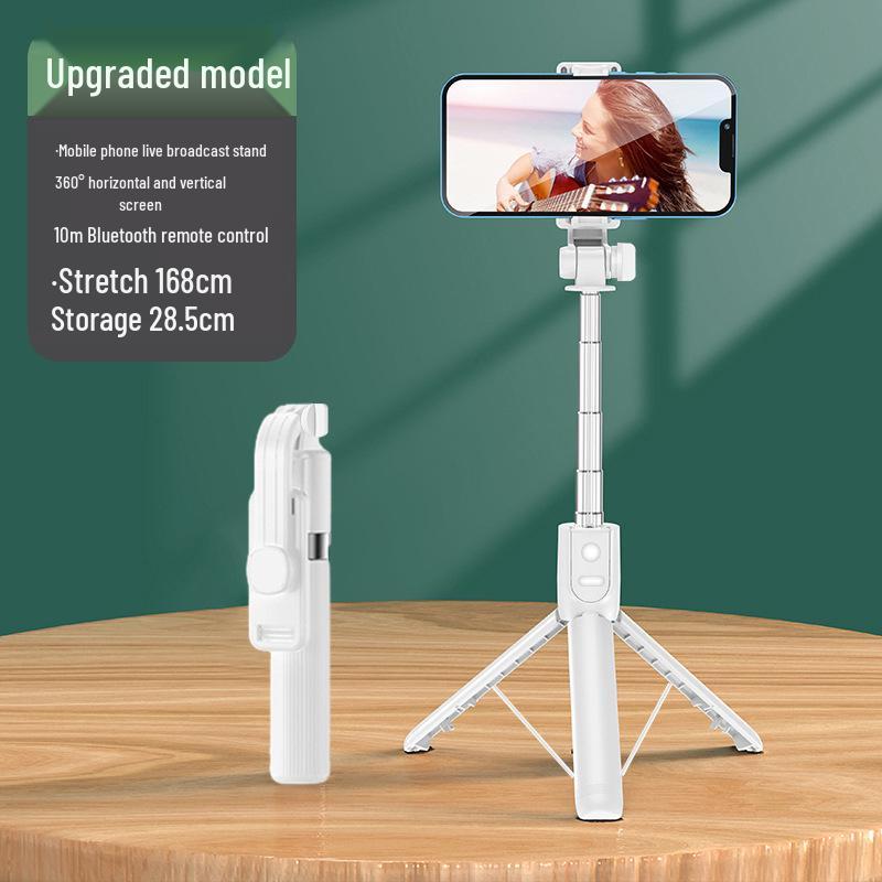 360° Rotating Bluetooth Selfie Stick & Tripod for Live Streaming & Photography