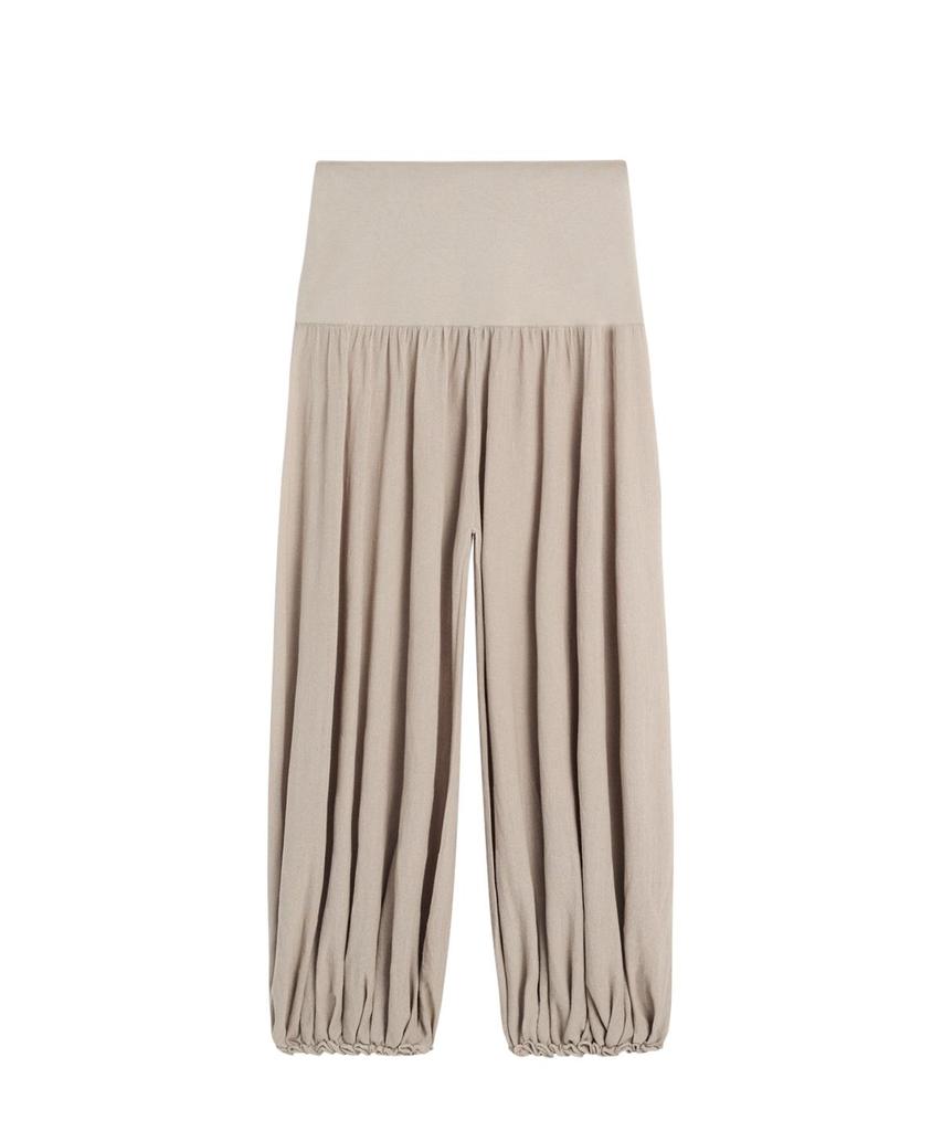 Masimodutti Wide Waistband Sarouel Pants