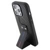 BMW Bmhcp15Lgspcck iPhone 15 Pro 6.1 Schwarz/Black Hartschalen-Case Griffständer Glatt & Carbon