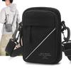 Mini Borsa a Tracolla da Uomo Leggera in Nylon Marsupio da Vita/Petto Stampa Lettere per Viaggi Outdoor