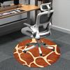 1pc Giraffe Safari Office Round Area Rug, Indoor Mat Suitable ForOffice, Under Office Chairs Bedroom Living Room Home Decor, Room Deco D009