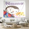 Custom Name Tchoupi Print Tapestry, Backdrop, Easy Setup, Ideal for Bedroom, Office & Living Room, with Aesthetic Wall Hanging Decor.