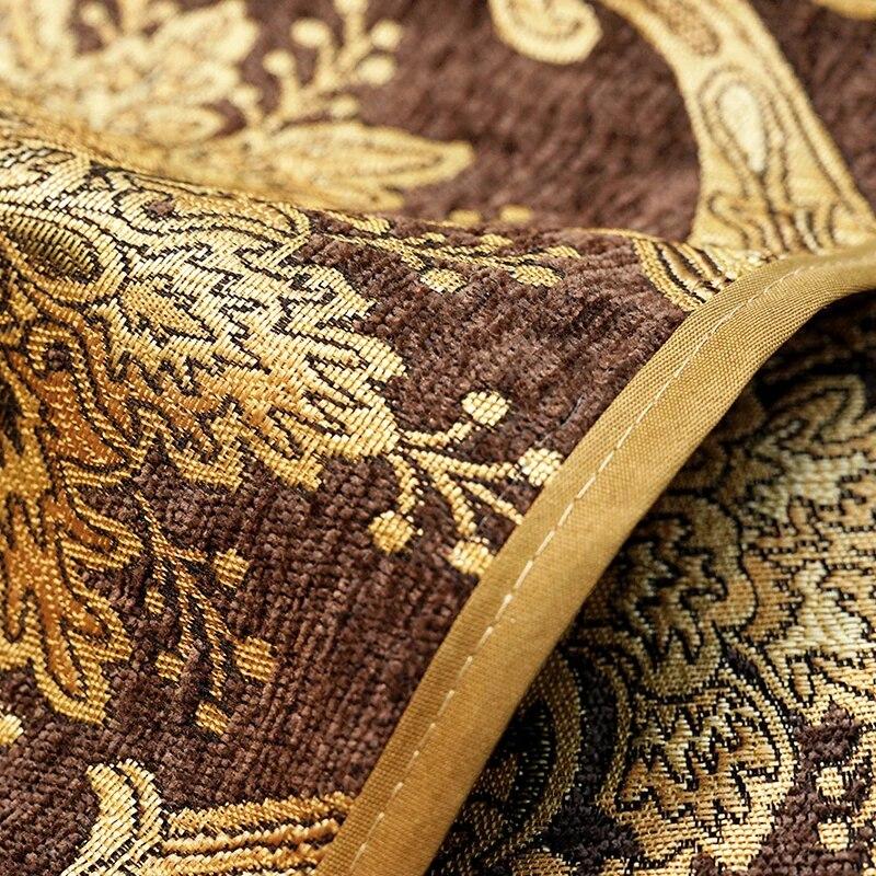 European Sofa Cushion Luxury Jacquard Embroidery Sofa Cover Non-slip Cover Cloth Home Decoration Living Room Chenille Slipcover