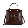 Small-scale Design Handbag - Crocodile-pattern Bucket Bag - Elegant Commuter Single-shoulder Crossbody Bag