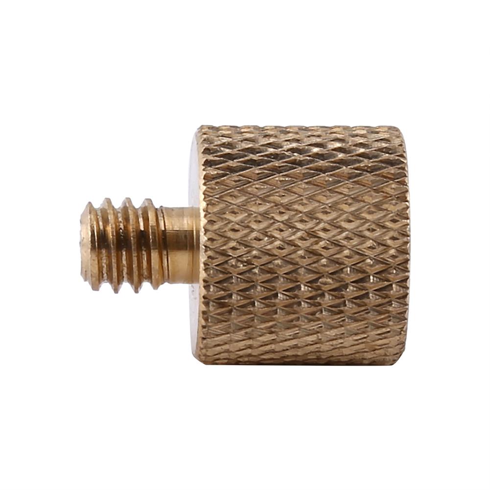38" Female To 14" Male Brass Tripod Adapter Screw For Camera Light Stand