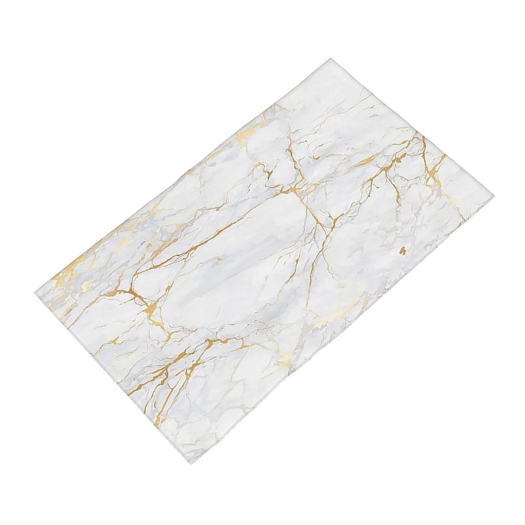 White and Gold Marbl Soft Face Towel Quick Dry Pool Bath Cotton Towels Absorbent Quick