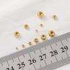 18K Gold-Filled Color-Preserving Spacer Beads for DIY Necklace Jewelry