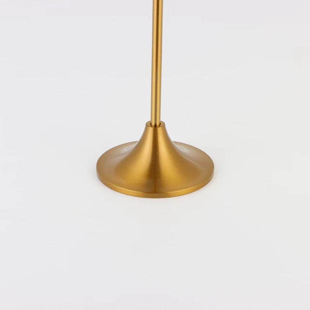 3Pcs Gold Plated Metal Candlestick European Style Tabletop Candle Holder  Party Decoration