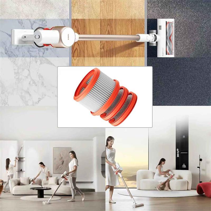 Filterset für Xiaomi Staubsauger G9, G9 Plus / G10, G10 Plus, waschbarer HEPA-Filter Ersatz