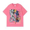 275 GSM Washed T-shirts 100% Cotton Dragon Ball V50 Trunks Freeza Print Unisex Heavy Cotton T Shirt
