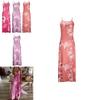 Women's Oversized Floral Printed Sleeveless Maxi Dress For Summer Holidays