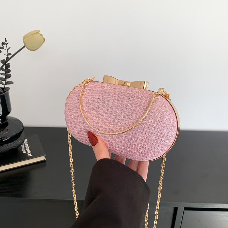 

Модный замок для сумки маленькая сумка женская 2025 весна новая универсальная ins сумка-мессенджер женская сумка розовый