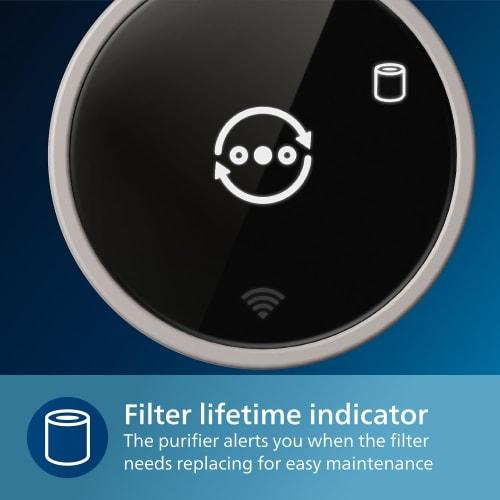 PHILIPS Replacement FY0611/30 NanoProtect HEPA Filter, 1 Piece, PM2.5 Disinfection, Virus, Bacteria, Pollen, Dust, etc. (For AC0650-600 Series Purifie