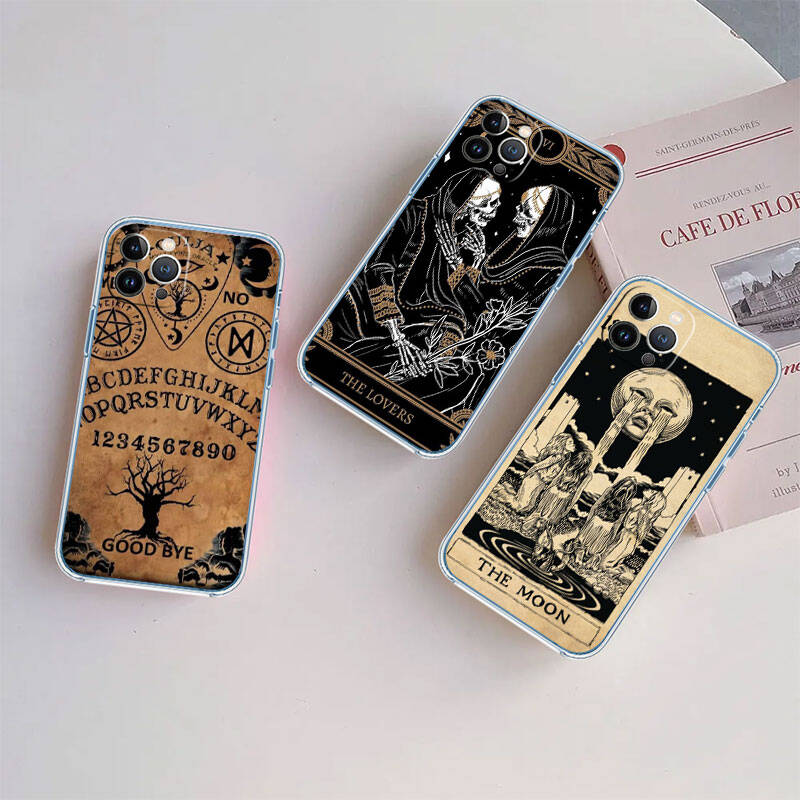 MH7 Witch Divination Tarot Phone Case for Motorola Edge 20 30 S30 40 50 Fusion Lite Plus Pro Neo Ultra One Power Action Macro Hyper Vision Zoom