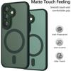 Coque Magnétique - BOOLING - pour Samsung Galaxy S26 - avec Protection Caméra - Vert Nuit - 2 Vitres
