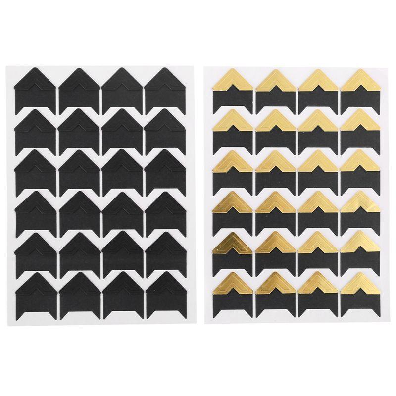 

W89C 240Pcs Photo Corners Papers Adhesive Photo Mounting Sticker for DIY Albums China Mainland