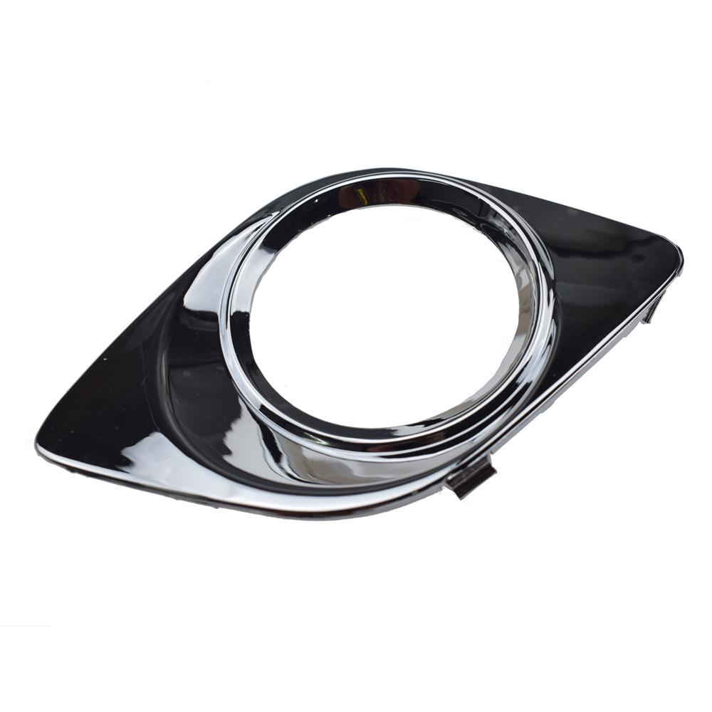 2Pcs Fog Light Trim Set Left and Right Chrome Plastic For 2009-2012 Toyota Venza