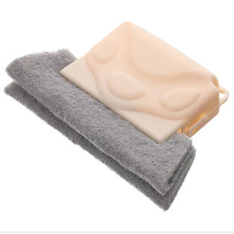 Door Groove Cleaning Brush Window Groove Cleaning Cloth Sliding Door Track Cleaning Tool Portable Hand-held Slot Clean Tools