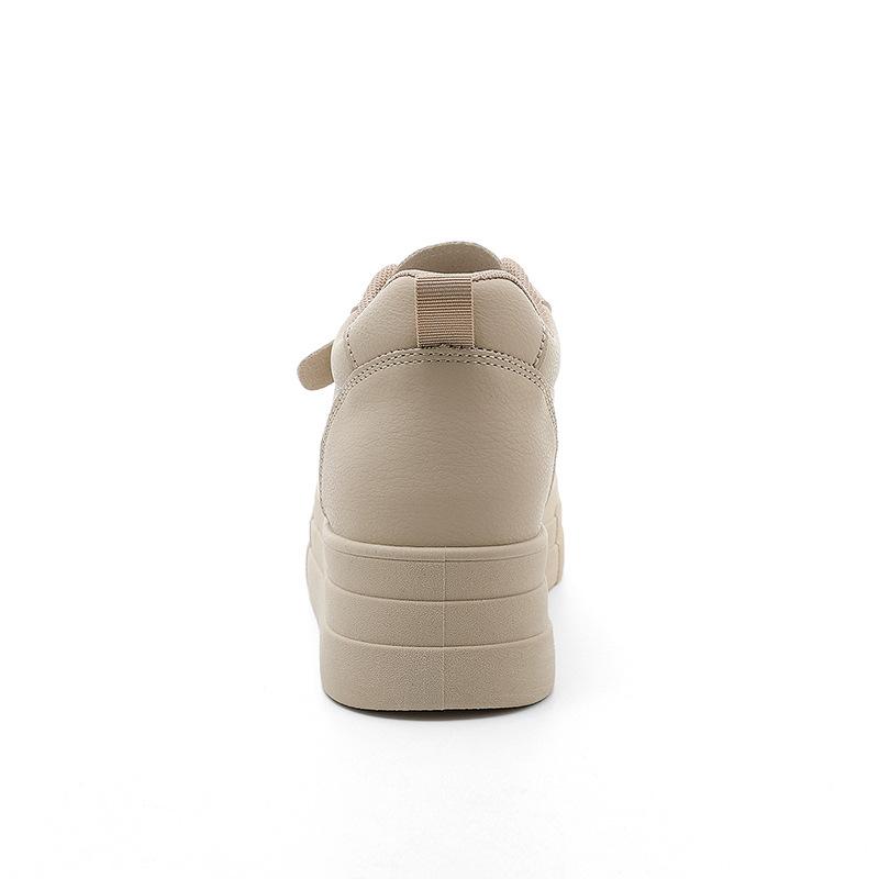 ZY spring new inner height increase casual shoes leather muffin bottom