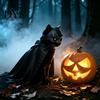 Comfortable Pet Halloween Suit Black Bat Cat Masque And Cloak Costume, Funny Wings Cape Outfits, Cute Puppy Dress Up Accessory for Cosplay,