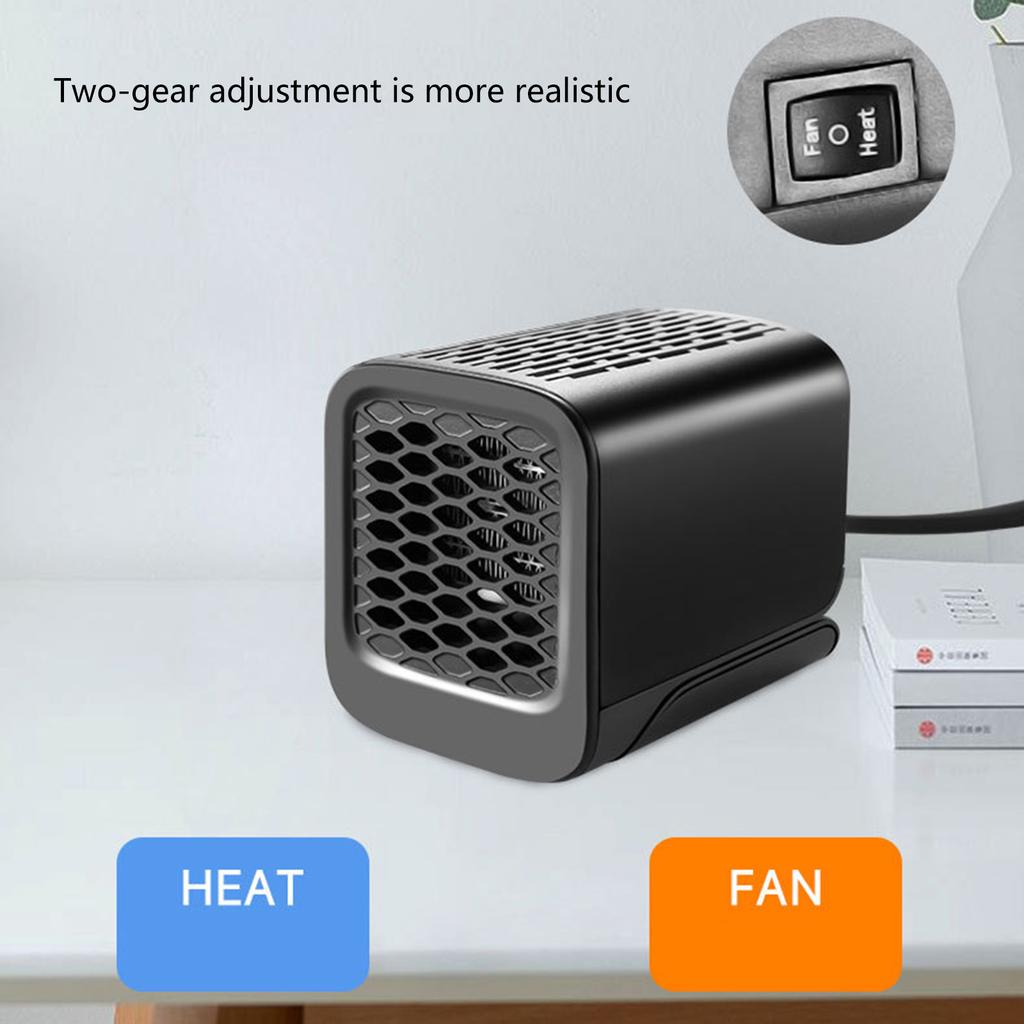 Car Heater, 120W Car Fans 2 In 1 Heating & Cooling 360 Adjustable Thermostat Fast Heating Defrost Defogger
