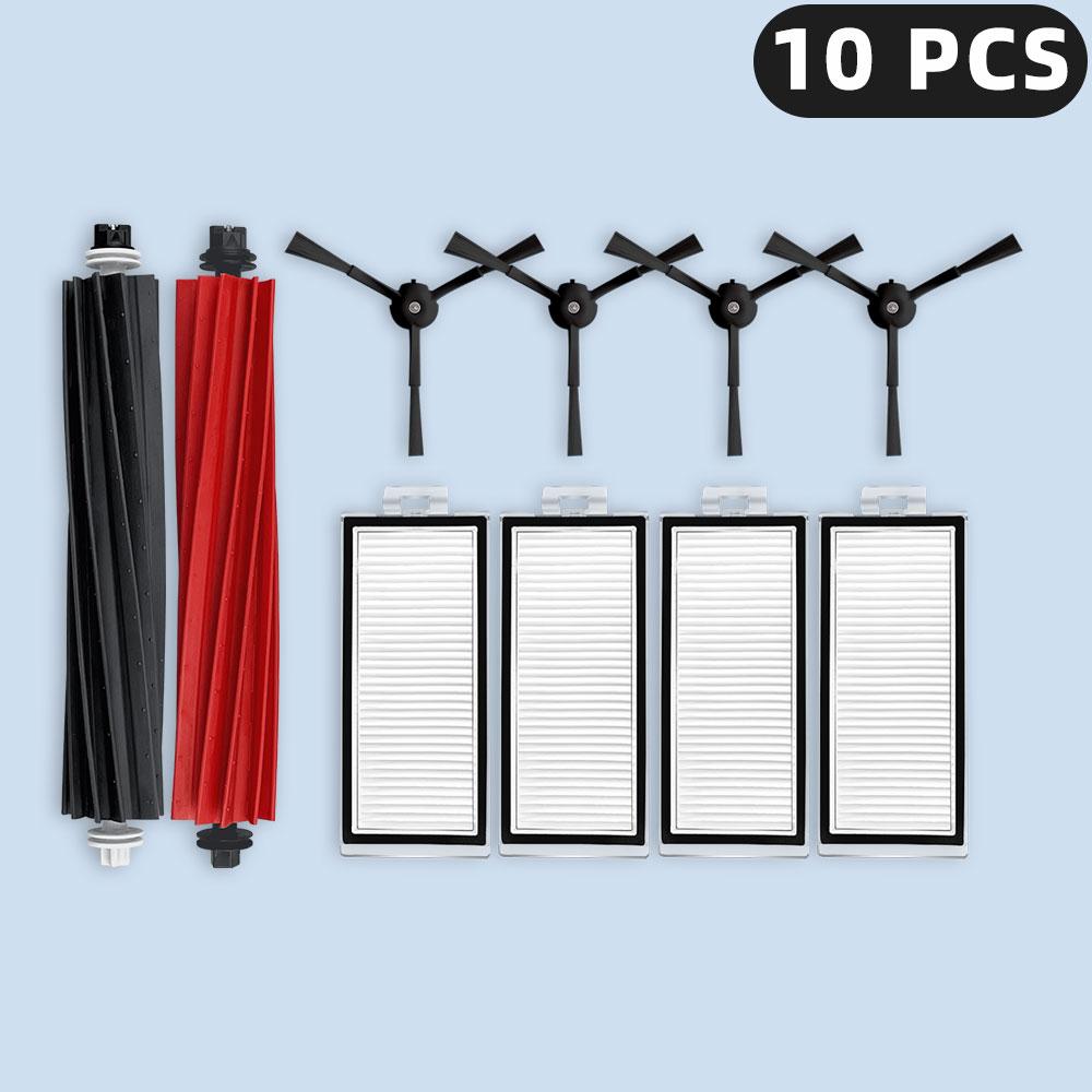 Kompatibel mit ( Roborock Q8 Max, Q8 Max+, Q5 Pro, Q5 Pro+, Q5 Max+, Q5 DuoRoller+ ) Ersatzteile Filter Haupt-Seitenbürste Staubbeutel