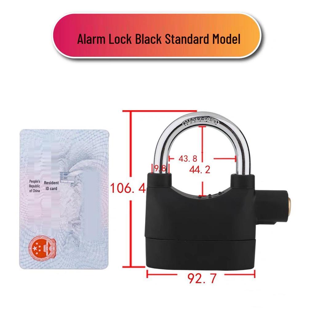 Waterproof Anti-Theft Alarm Padlock for Motorcycle and Main Door