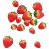 2pcs/lot 3D Red Strawberry Cabochon Resin Charms Pendants Beads for Jewelry Making Earrings Hair Rope Accessories