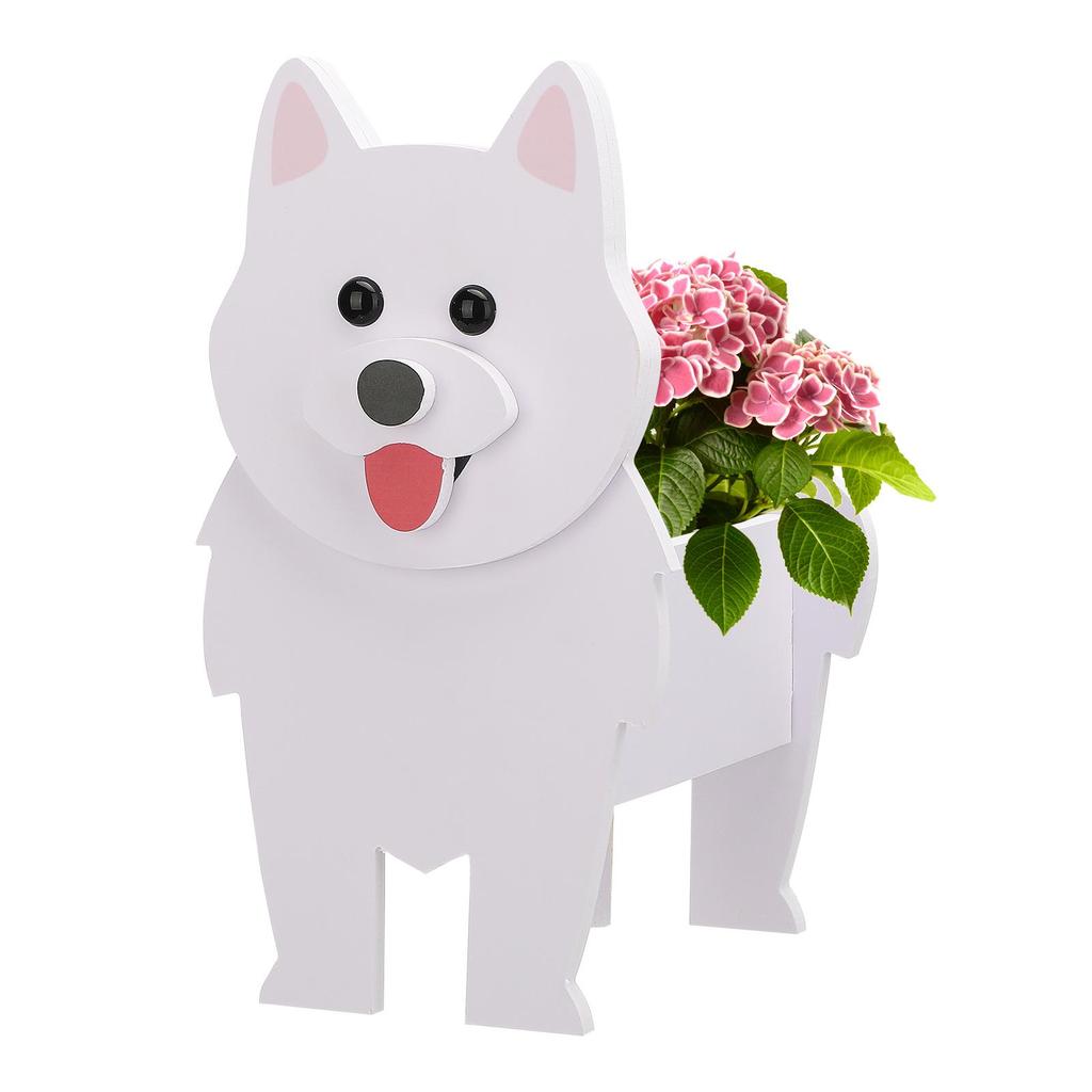 Vaso da fiori per cani Vasi da fiori giardino carino animale domestico vasi da fiori Vaso da fiori pianta Decorazioni da giardino