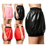 S-3XL Women Waterproof PVC Miniskirt Elastic Waist and Hem Plastic Skirt Bikini Swim Cover Up for Rave Night Clubwear