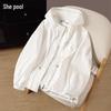 Women's Relaxed Fit Drawstring Hooded Jacket