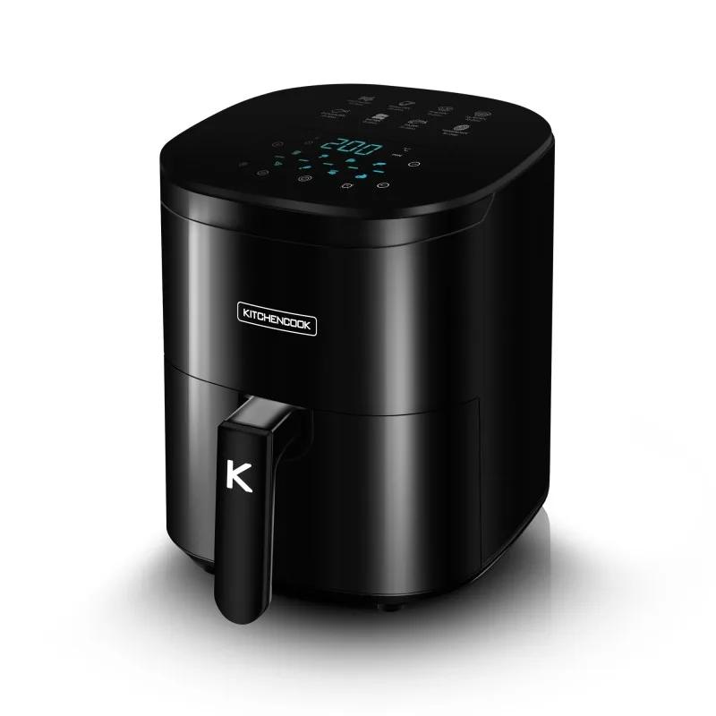 Kitchencook - Airmed6 - Noir - Friteuse Sans Huile - 6,5 L - 1400 W