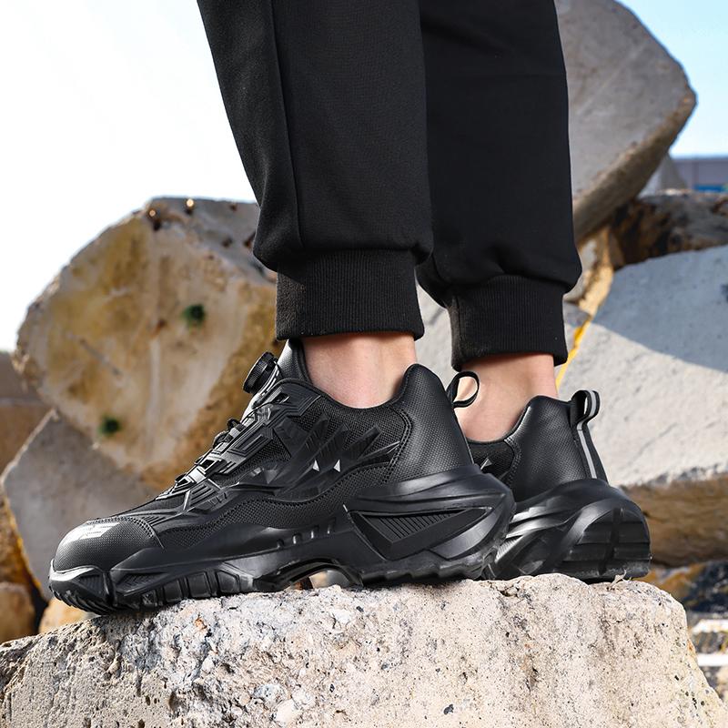 Labor insurance shoes Four Seasons new breathable men's soft-sole non-slip casual sports shoes youth protection site work shoes