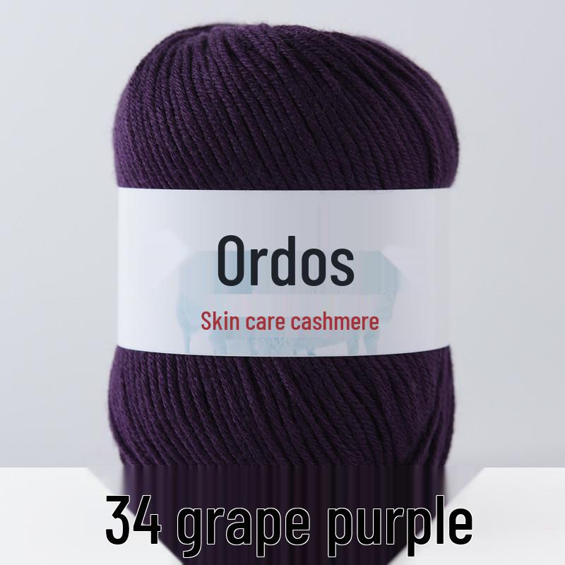 Genuine Baby Cashmere Yarn: Hand-Knitted Scarf for Infants & Toddlers, Medium Thick Milk Cotton for Crochet.