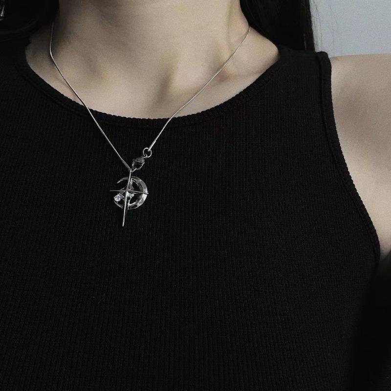 Fashion Star Pendant Galaxy Necklace for Women Men Egirls Y2K Cool Couples Necklace Clavicle Chain Original Party Jewelry Gift