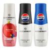 Set of 3 Sodastream Concentrates: Forest Fruits + Pepsi + Pepsi Max Sugar-Free