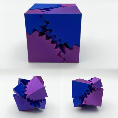 3D Printed Gear Spin Ball Printed Gear Spin Ball Unique Toy Spiner Novelty Funny Cool Things Room Decor Aesthetics Gifts for Men