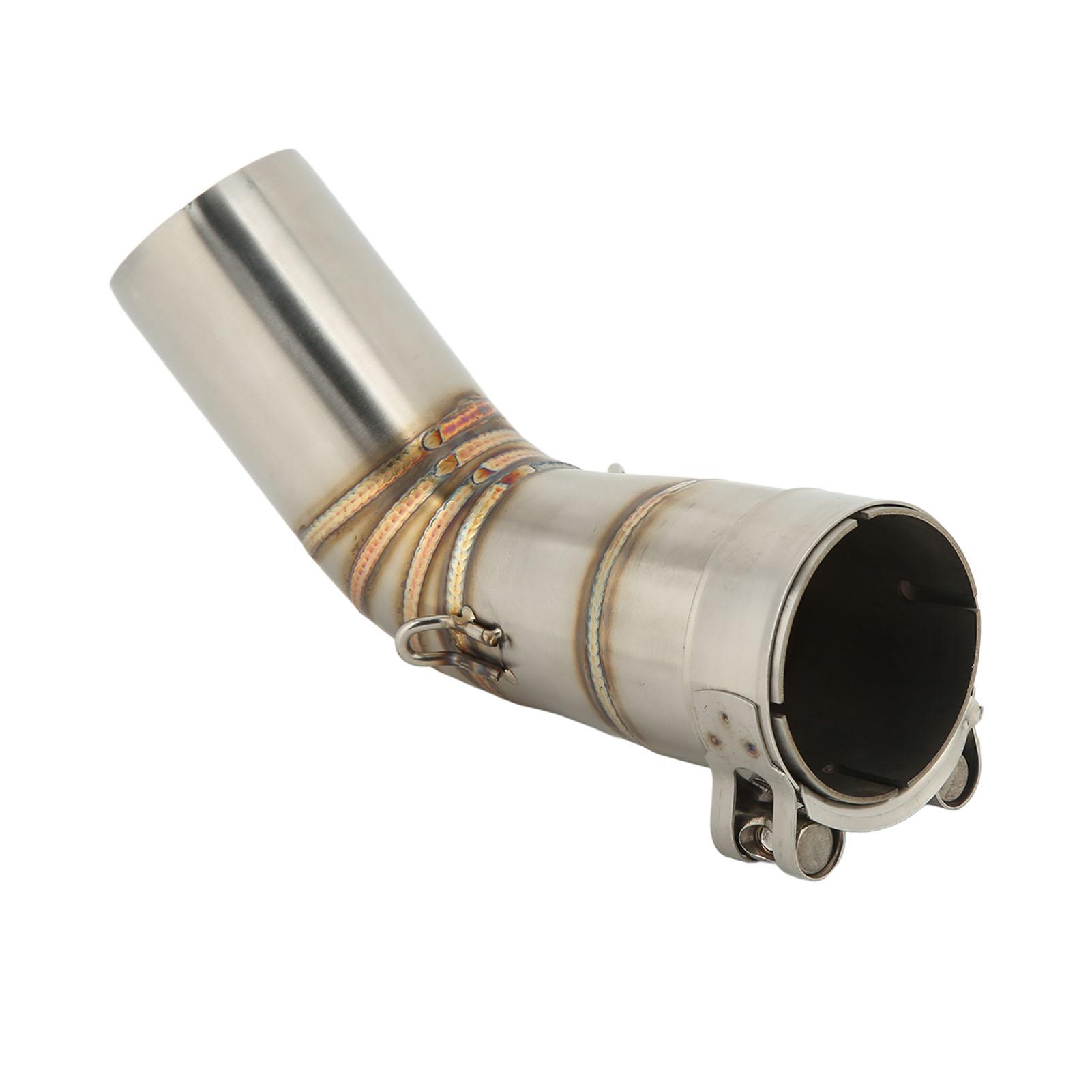 

Motorcycle Middle Exhaust Pipe Stainless Steel Replacement for Suzuki DL1000 Vstrom 1000 2014‑2019