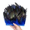 1 Meter Fluffy Natural Rooster Feather Trim Fringe Wedding Decoration Carnival Accessory Sewing Feather Ribbon 15-20 CM