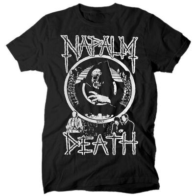 Napalm Death Live Corruption Czarny T-shirt unisex